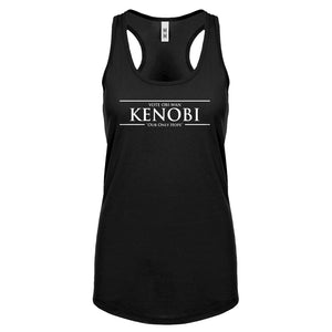 Racerback Vote Kenobi Womens Tank Top