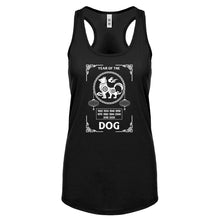 Racerback Year of the Dog Womens Tank Top