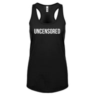 UNCENSORED Womens Racerback Tank Top