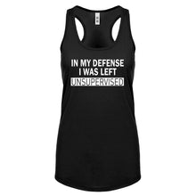 Racerback In My Defense Womens Tank Top
