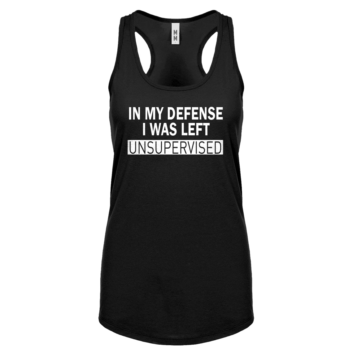 Racerback In My Defense Womens Tank Top