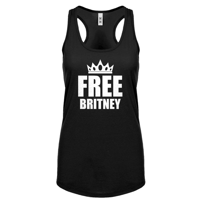 FREE BRITNEY Womens Racerback Tank Top