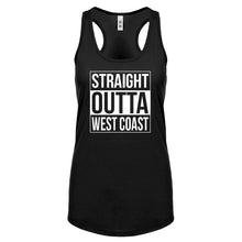 Straight Outta West Coast Womens Racerback Tank Top
