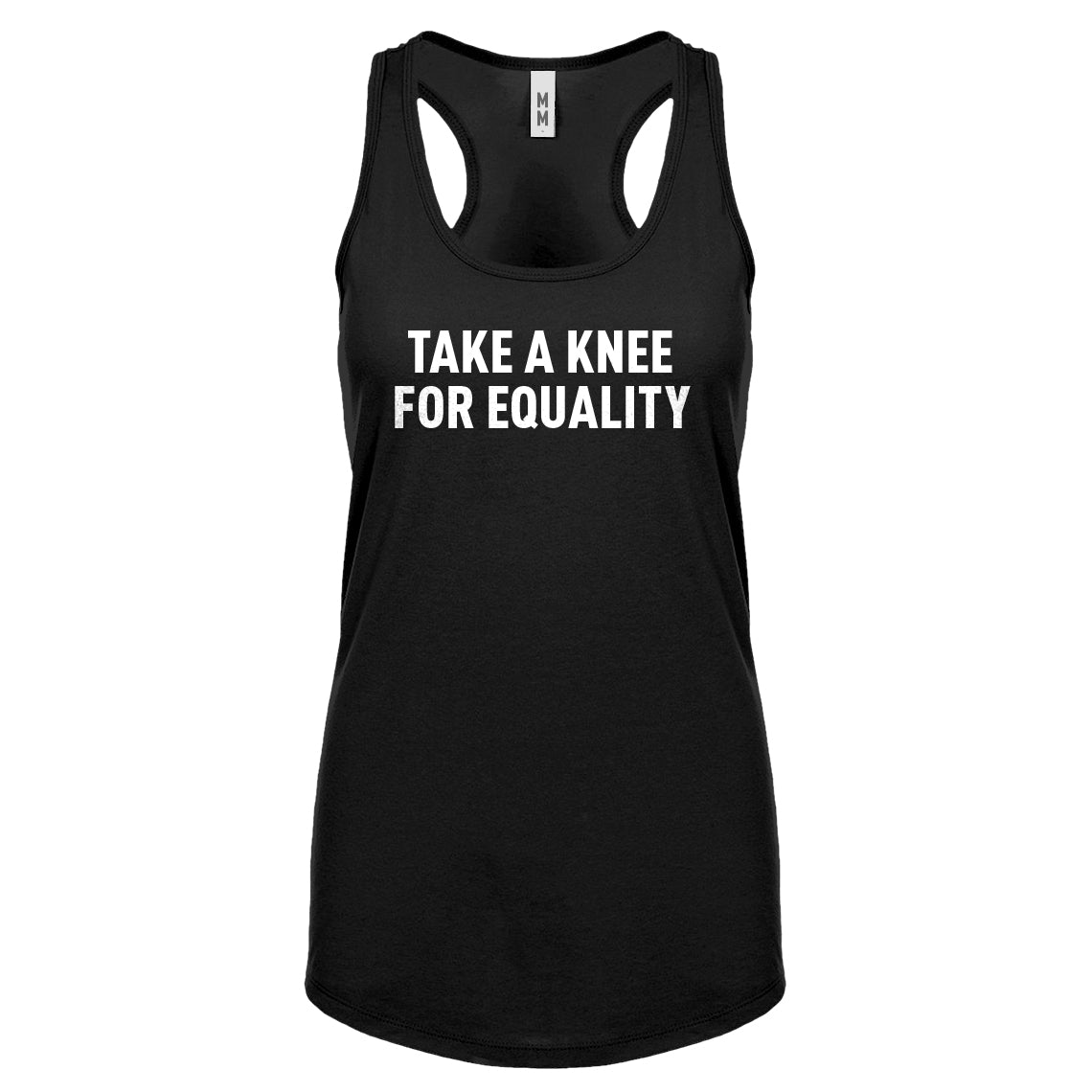 Racerback Take a Knee for Equality Womens Tank Top