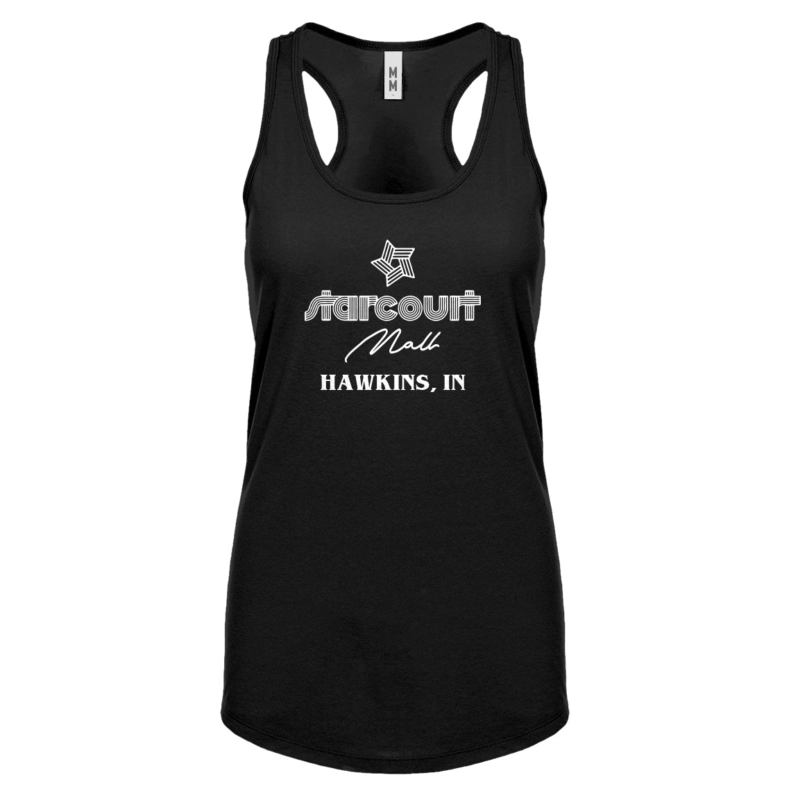 Starcourt Mall Hawkins Indiana Womens Racerback Tank Top