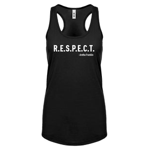 RESPECT Womens Racerback Tank Top