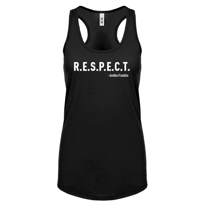 RESPECT Womens Racerback Tank Top