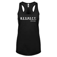 RESPECT Womens Racerback Tank Top