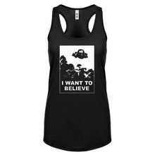 I Want to Believe, Morty Womens Racerback Tank Top