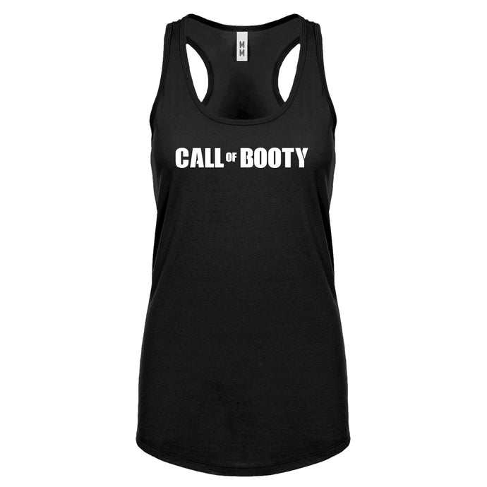 Racerback Call of Booty Womens Tank Top