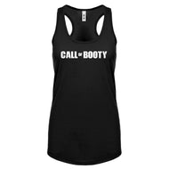 Racerback Call of Booty Womens Tank Top