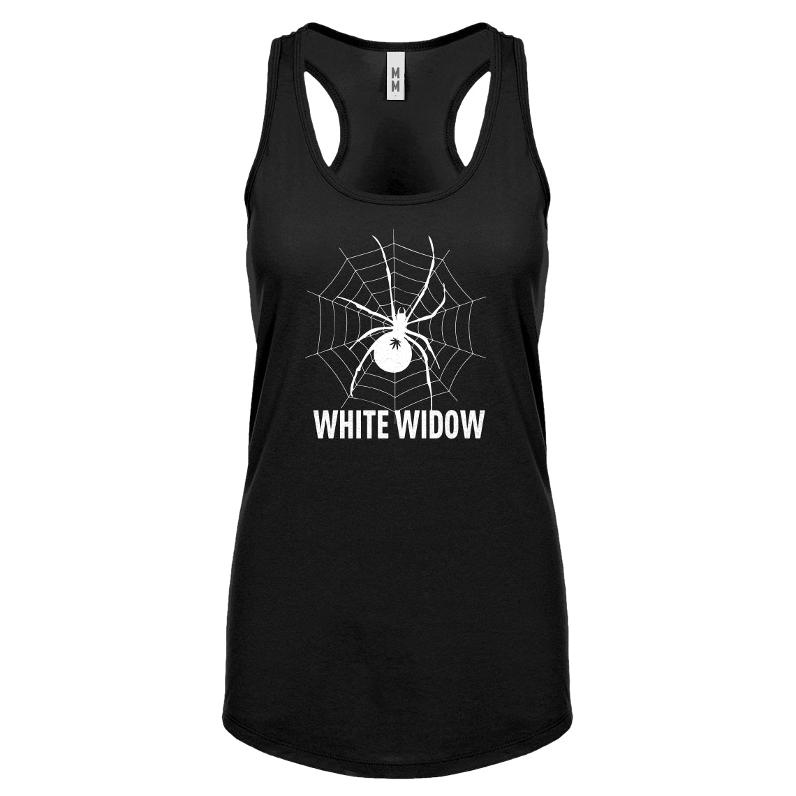 Racerback White Widow Womens Tank Top