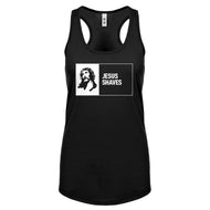 Jesus Shaves Womens Racerback Tank Top