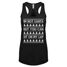 Racerback Im Not Santa Womens Tank Top