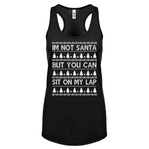 Racerback Im Not Santa Womens Tank Top