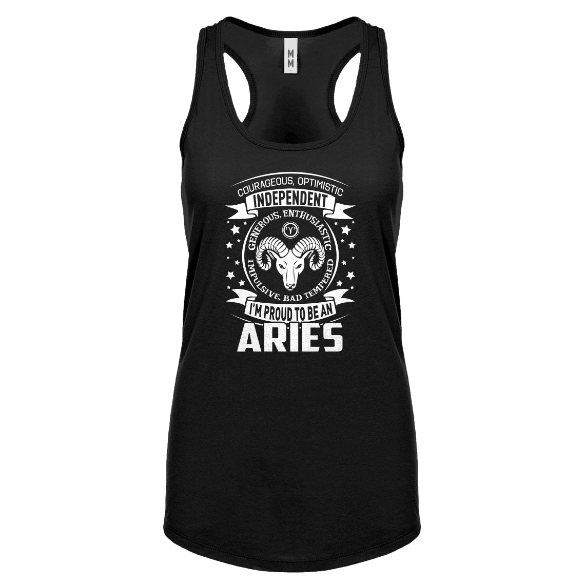 Racerback Aries Astrology Zodiac Sign Womens Tank Top