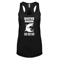 Sister Shark Womens Racerback Tank Top
