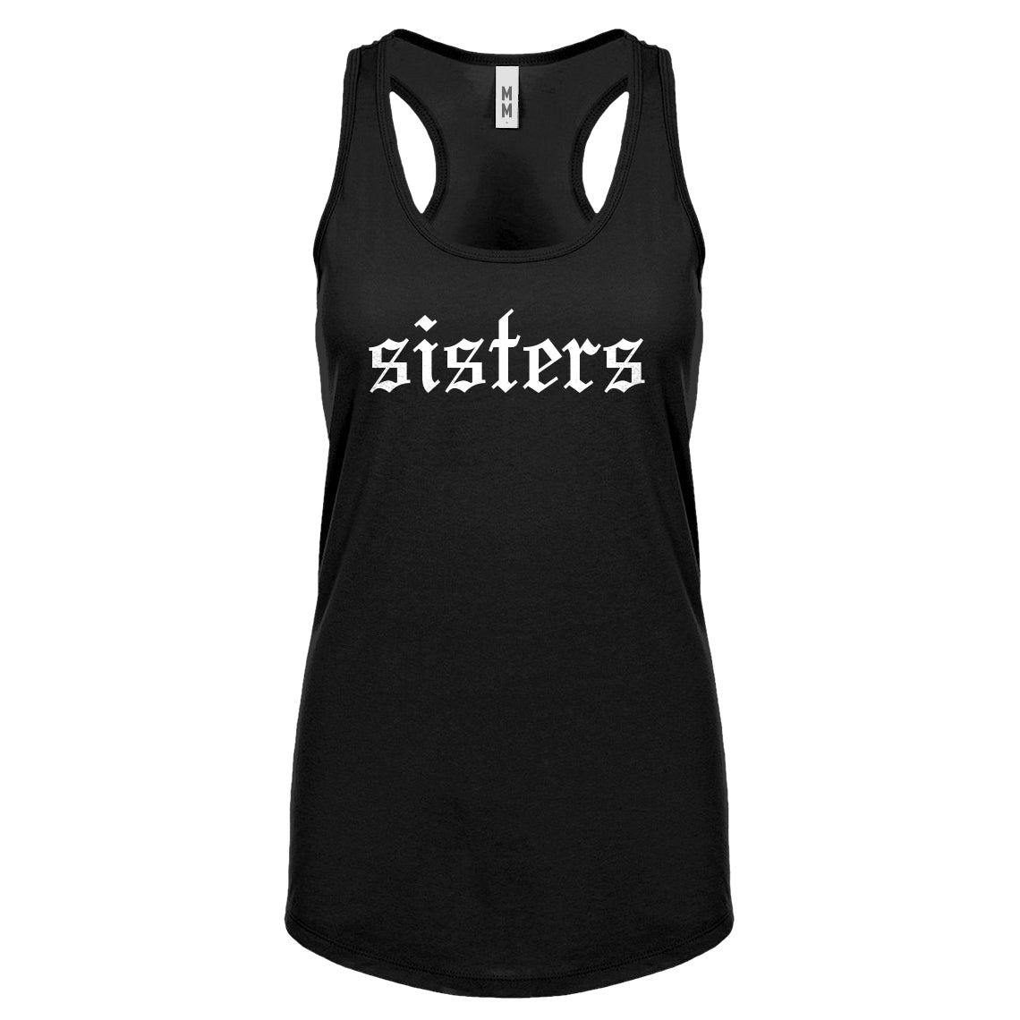 SISTERS Womens Racerback Tank Top