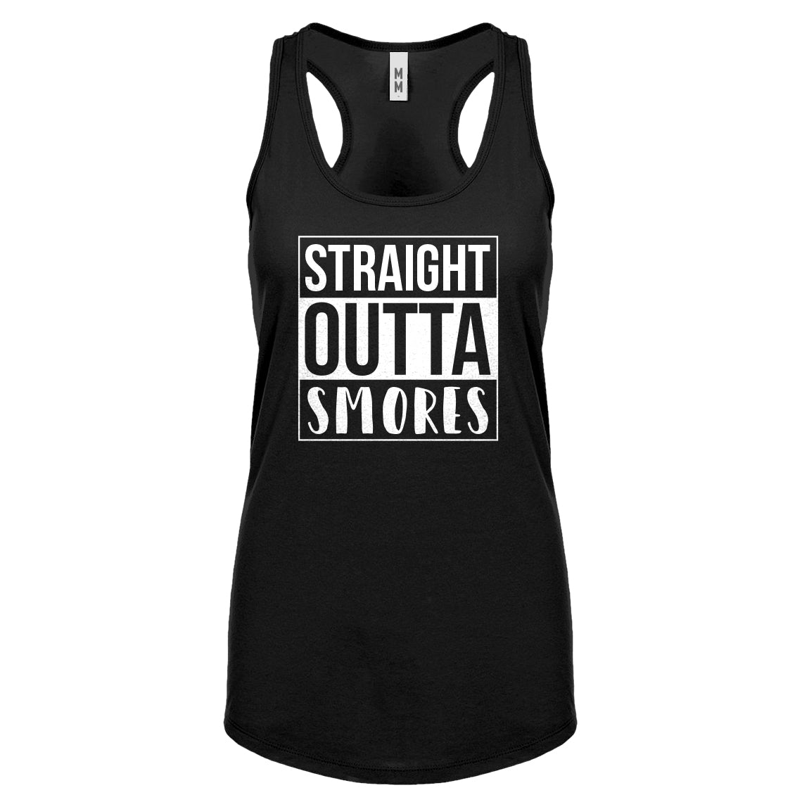 Straight Outta Smores Womens Racerback Tank Top