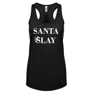 Santa Slay Womens Racerback Tank Top