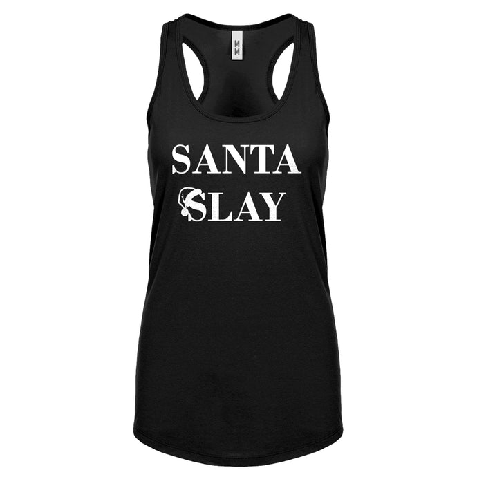 Santa Slay Womens Racerback Tank Top