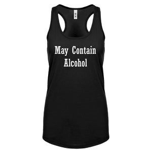 May Contain Alcohol Womens Racerback Tank Top