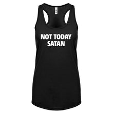 Not Today Satan Womens Racerback Tank Top