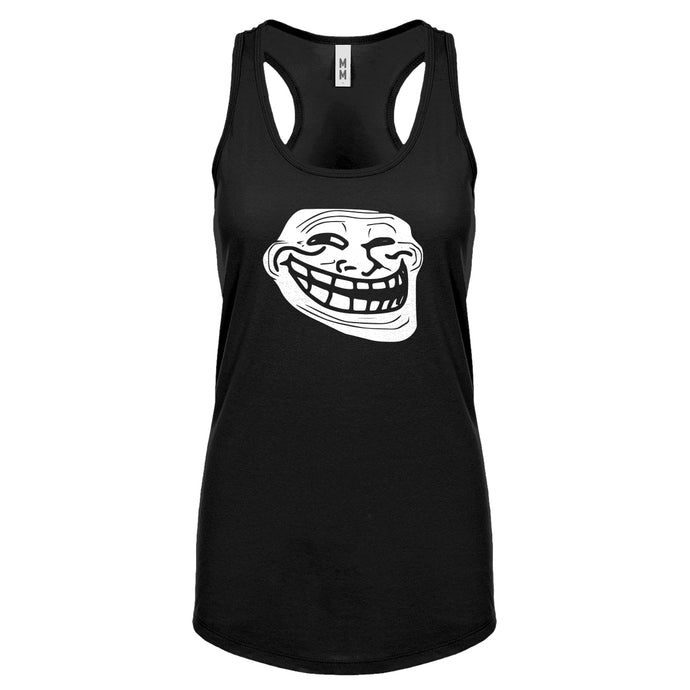 Trollface Womens Racerback Tank Top
