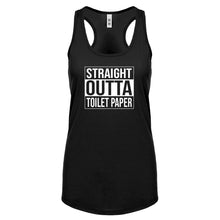 Straight Outta Toilet Paper Womens Racerback Tank Top