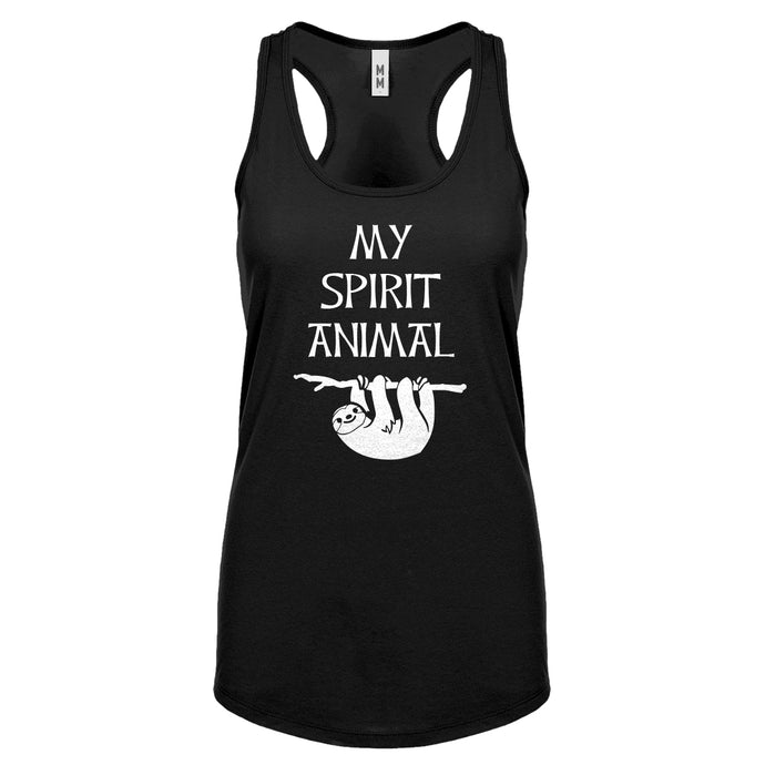 Sloth is my Spirit Animal Womens Racerback Tank Top