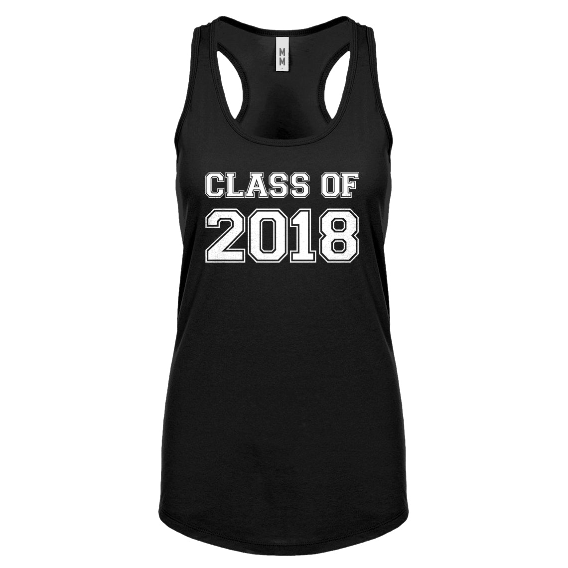 Racerback Class of 2018 Womens Tank Top