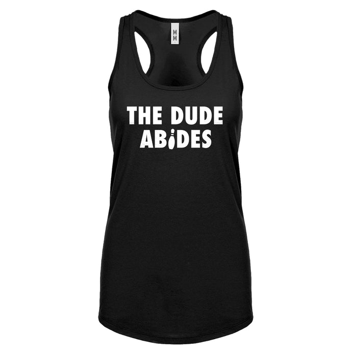 THE DUDE ABIDES Womens Racerback Tank Top