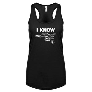 Racerback I Know Womens Tank Top