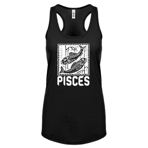 Racerback Pisces Zodiac Astrology Womens Tank Top