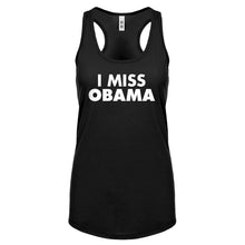 Racerback I Miss Obama Womens Tank Top