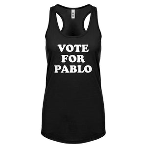 Racerback Vote for Pablo Womens Tank Top