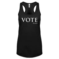 Vote -Plato Womens Racerback Tank Top
