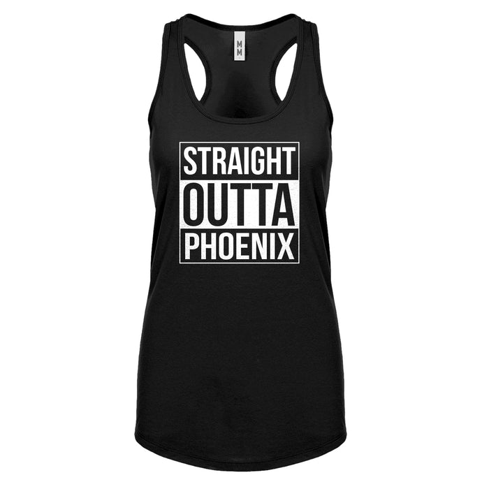 Straight Outta Phoenix Womens Racerback Tank Top