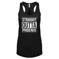 Straight Outta Phoenix Womens Racerback Tank Top