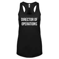 Director of Operations Womens Racerback Tank Top