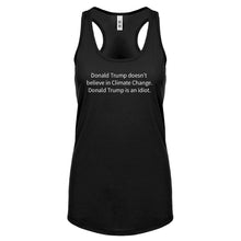 Donald Trump is an Idiot Womens Racerback Tank Top