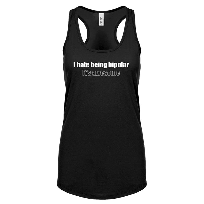 Being Bipolar Womens Racerback Tank Top
