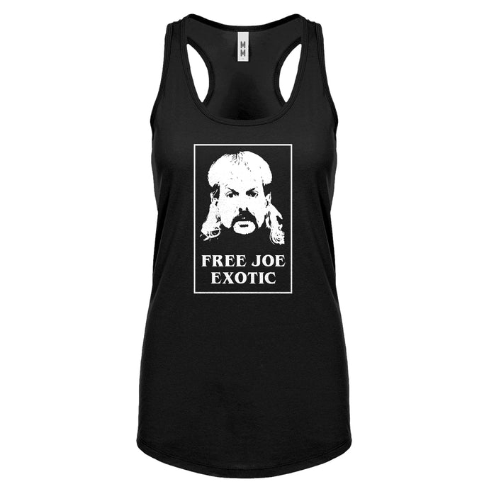 Free Joe Exotic Womens Racerback Tank Top