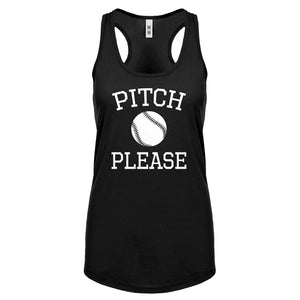 Racerback Pitch Please Womens Tank Top