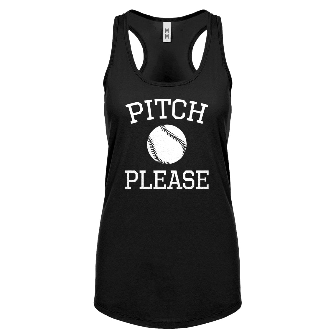 Racerback Pitch Please Womens Tank Top