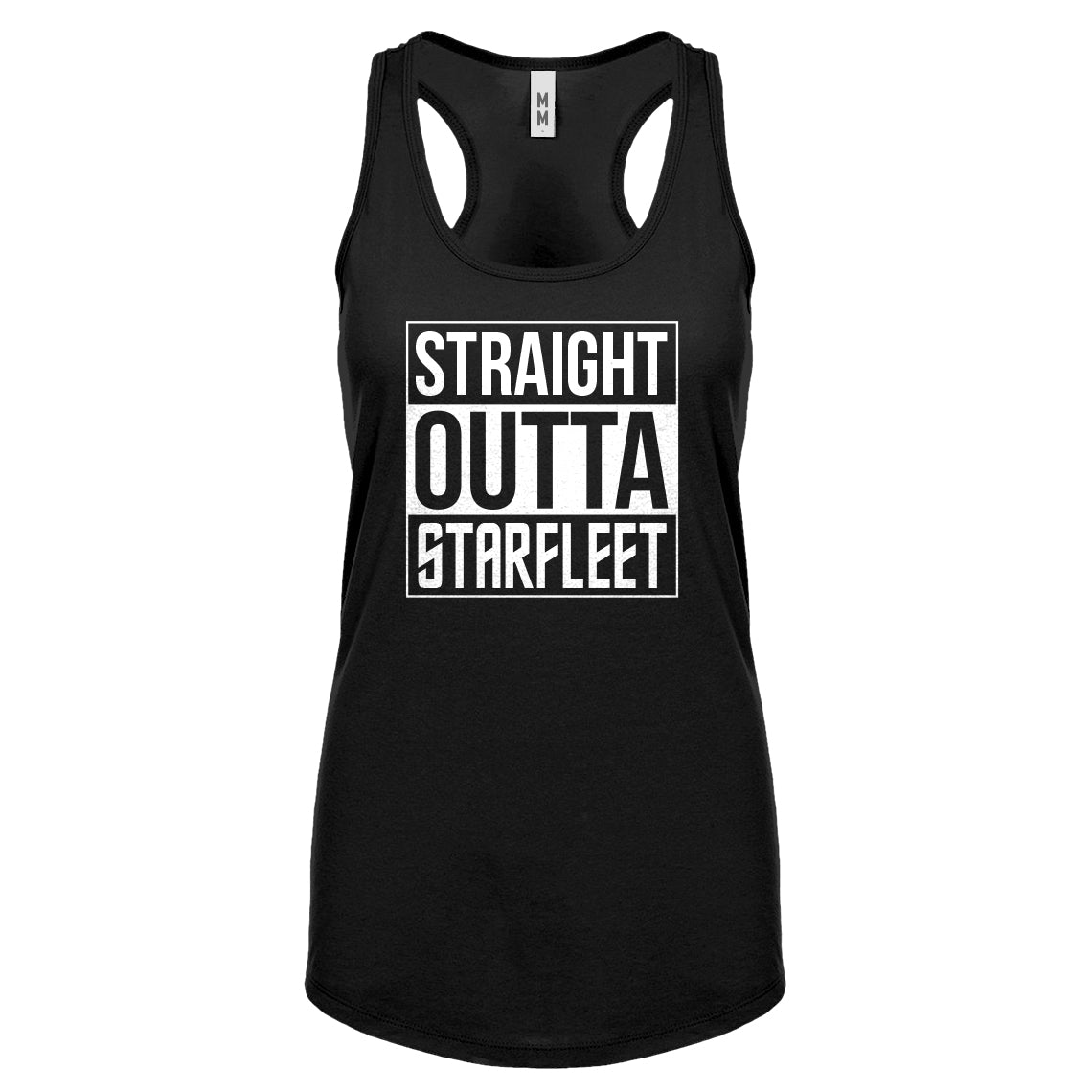 Straight Outta Starfleet Womens Racerback Tank Top