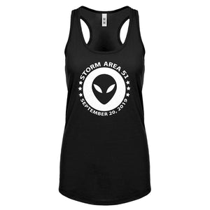 Storming Area 51 Womens Racerback Tank Top