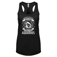 Racerback Aquarius Astrology Zodiac Sign Womens Tank Top