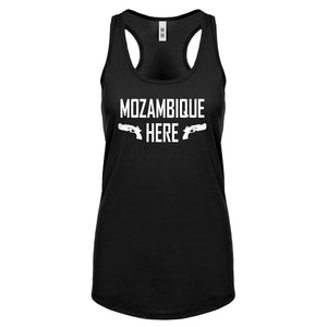 Mozambique Here Womens Racerback Tank Top