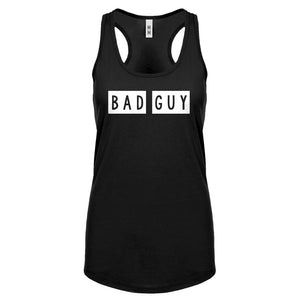 Bad Guy Womens Racerback Tank Top